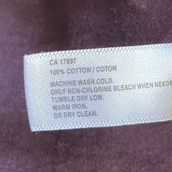 🌿4/$35🌿GAP Purple Long‎ Sleeve Button Down Shirt (S) - Picture 7 of 8